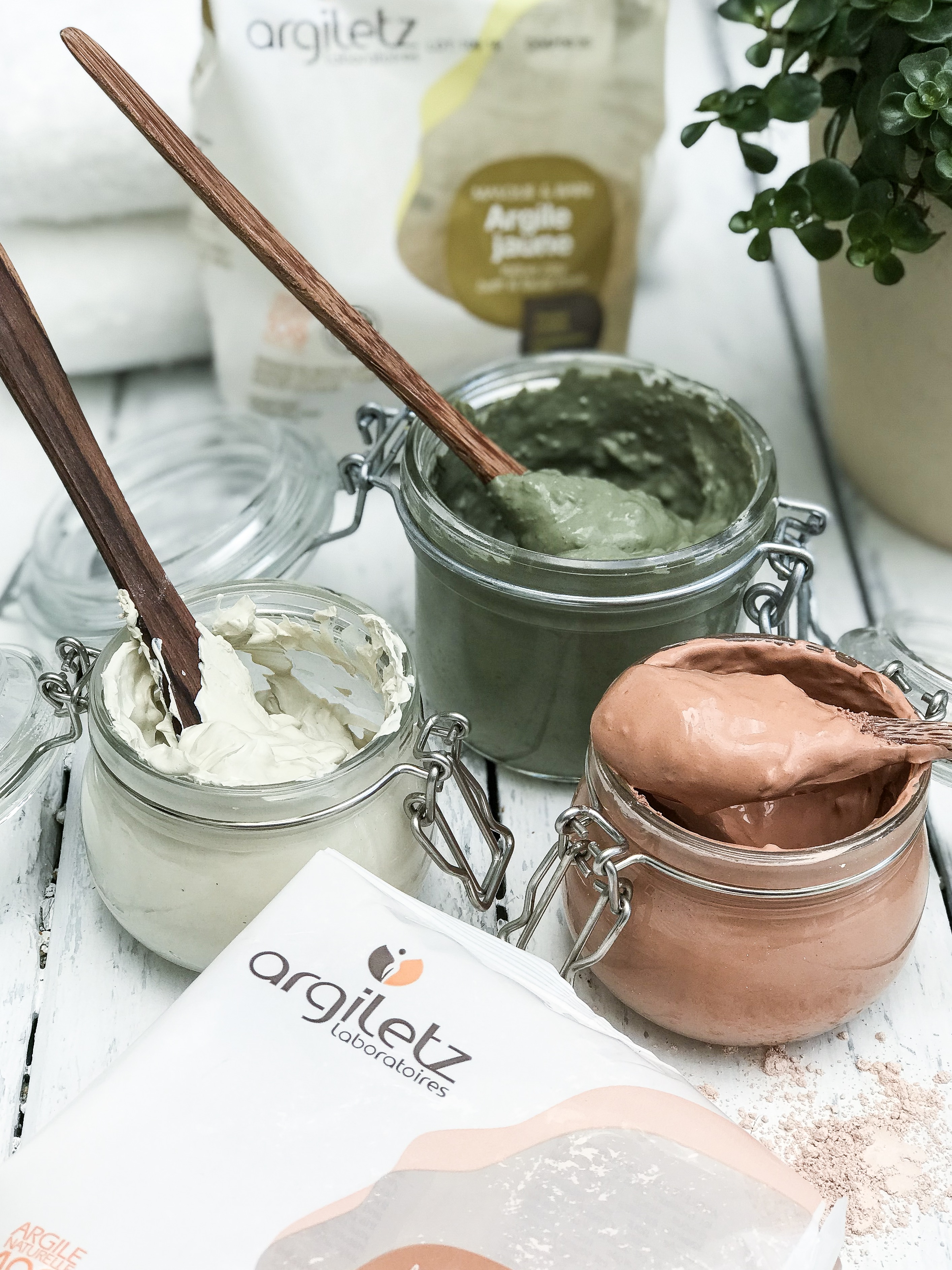 Masque argile
